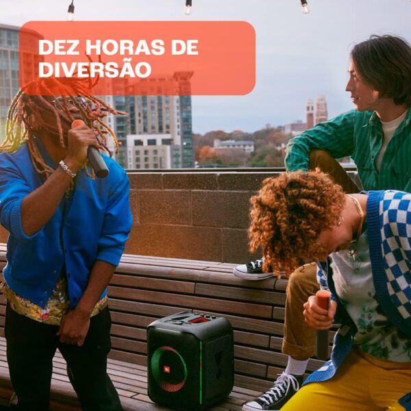 Caixa De Som Jbl Partybox Encore C/ 2 Microfone - Imagem 4